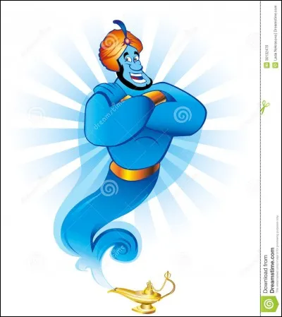 Comment ce grand bohnomme bleu s'appelle-t-il ?