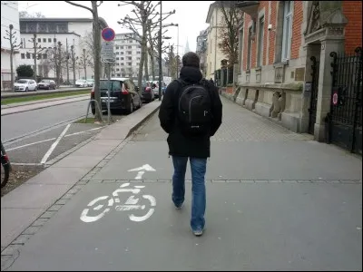 Ce monsieur nettoie les tr__ttoirs.