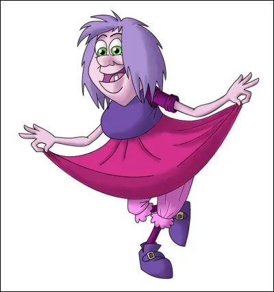 Quel est le nom de famille de la sorcière dans « Merlin l'enchanteur » ?