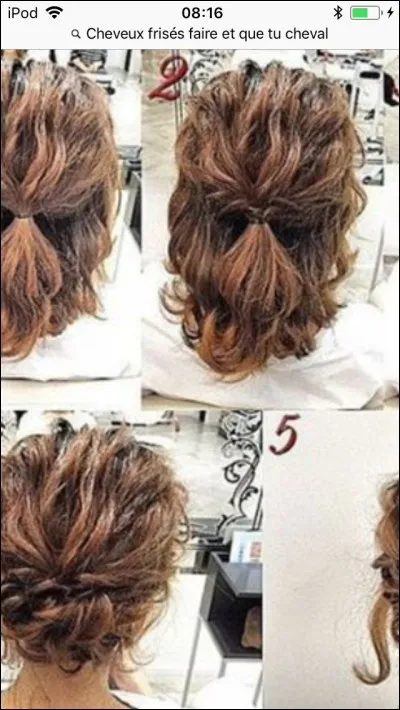 D'habitude, comment coiffes-tu tes cheveux ?