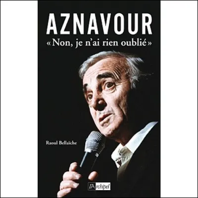 Dans la chanson "Non je n'ai rien oublié", Charles Aznavour dit : 
"Marié, moi ? Allons donc...
