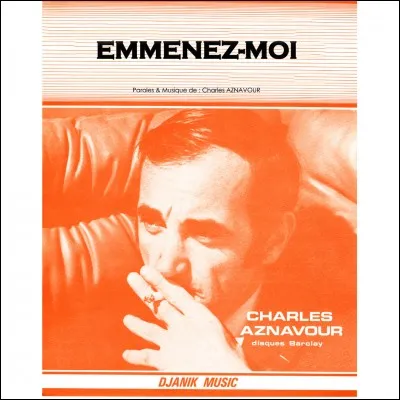 Dans la chanson "Emmenez-moi", ils arrivent le ventre alourdi...