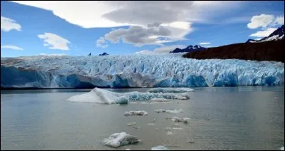 Où se trouve le glacier Grey ?