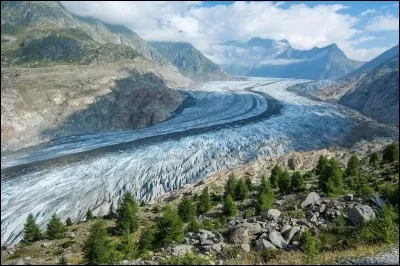 Où se trouve le glacier Aletsch ?