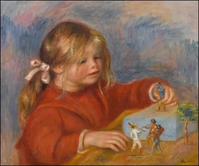 La toile représente son fils, qui est le peintre ?