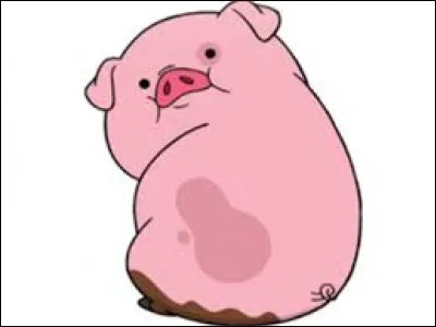 Comment s'appelle le petit cochon de Mabel ?