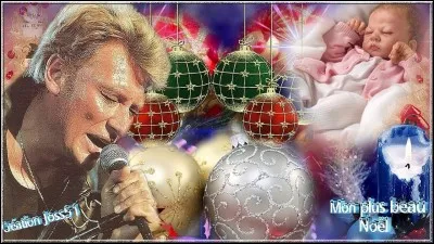 À quelle occasion, Johnny a-t-il composé "Mon plus beau Noël" ?
