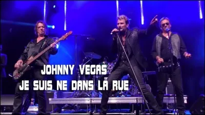 Dans la chanson "Je suis né dans la rue", quelle précision donne-t-il sur sa naissance ?