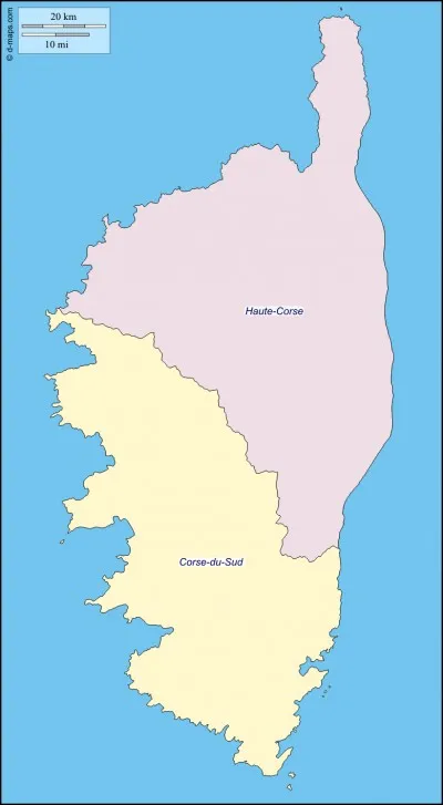 Quelles sont les préfectures de la Corse-du-Sud et de la Haute-Corse (on va simplifier par CS et HC) ?