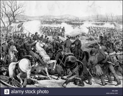 Le premier souci de Jefferson Davis, le Président des Confédérés, était de percer le blocus érigé par le Nord : les 6 et 7 avril 1862, à la bataille de Shiloh, 40 000 soldats du Sud attaquèrent les positions du général Grant. 
L'Union l'emportât mais au prix de nombreuses victimes.