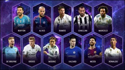 Combien de joueurs de la Juventus de Turin ont été nommés dans l'équipe de l'année UEFA 2017 ?