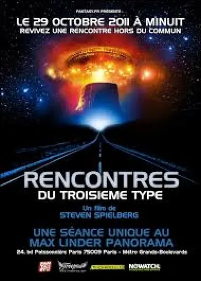 Quelle est la célébrité française qui joue dans 
"Rencontre du troisième type" ?