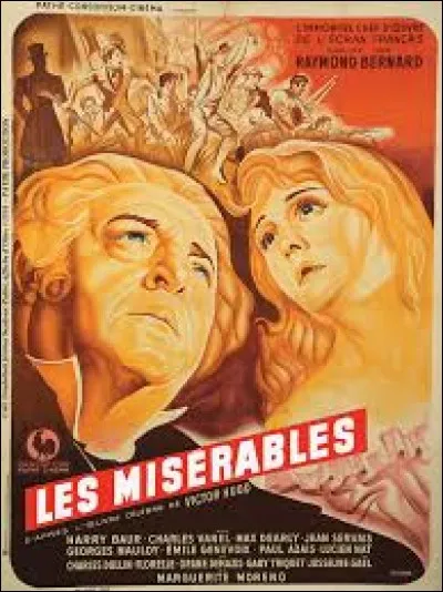 Que vole le forçat à un curé dans le film "Les Misérables" avec Harry Baur ?
