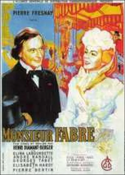 "Mrs Fabres" raconte la vie d'un grand savant français qui étudiait...
