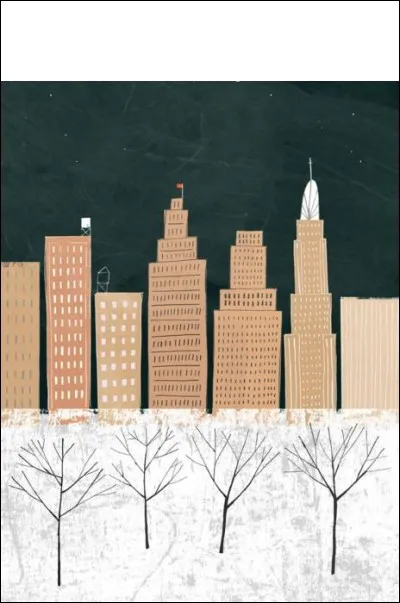 Cette oeuvre qui présente l'une des lignes d'immeubles jouxtant Central Park, à New York, en hiver, fait penser à un film étrange, original, se passant en grande partie en ce lieu à la même saison. Quel est ce film ?