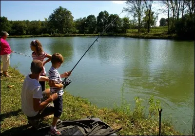 Je suis allé pêcher du ... avec mes amies.