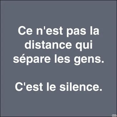 Retrouvez le mot qui précède "silence" dans la chanson "Il est déjà trop tard" : 
"Car notre histoire est morte avant d'exister, 
Et demain, puisque tout recommence, 
Je t'oublierai seul avec [...] silence".