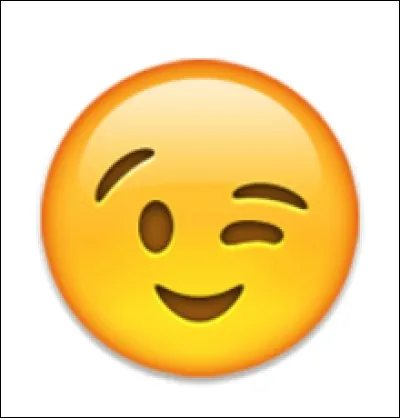 Que fait cette émoticône ?