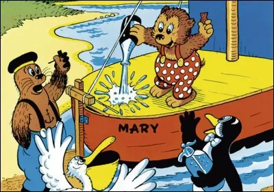 Quel est cet ours qui parcourt le monde à bord de son bateau "Le Mary" ?