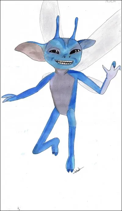 Comment s'appellent les créatures bleues que Lockhart montre aux élèves ?