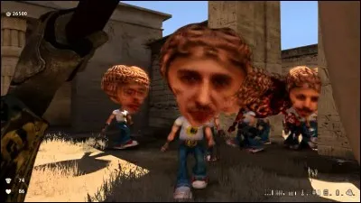 Dans « Serious Sam 3 : BFE », dans quel(s) niveau(x) peut-on trouver des PNJ représentant les développeurs du jeu ?