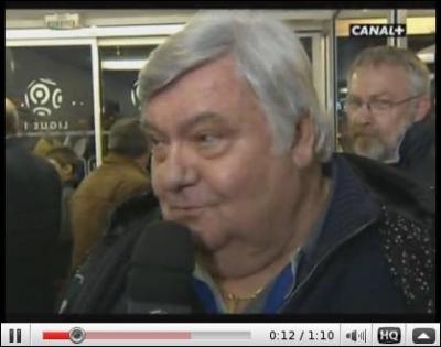 Louis Nicollin, prsident du club de foot de Montpellier, a trait l'auxerrois Benot Pedretti de tarlouze avant de s'excuser  sa manire :
