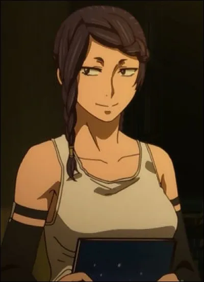 Il s'agit d'une sorcière qui est également ingénieure en "mécanique magique". Elle possède un familier qui s'appelle "Hugo". Qui est-ce ?