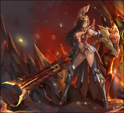 Quelle est cette armure enflammée ?