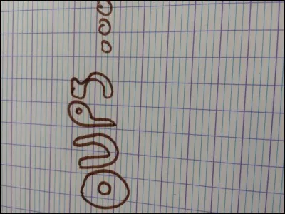 Zut ! Tu n'as pas révisé pour ton contrôle !