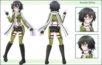 De quelle couleur sont les cheveux de Sinon ?