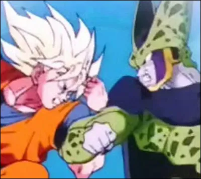 Qu'est ce qui est absurde durant le combat de Goku contre Cell ?