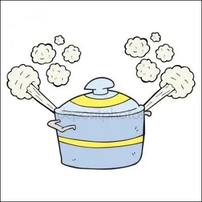 C'est la pression de la vapeur d'eau qui soulève le couvercle de la casserole quand l'eau bout.