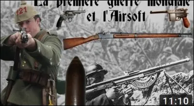 Laquelle de ces r&eacute;pliques de la Premi&egrave;re Guerre n'existe pas en mod&egrave;le 'airsoft' ?