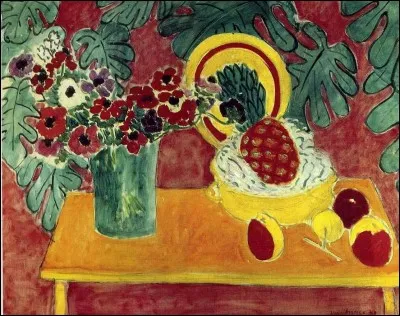 Qui a peint "Ananas et an&eacute;mones" ?