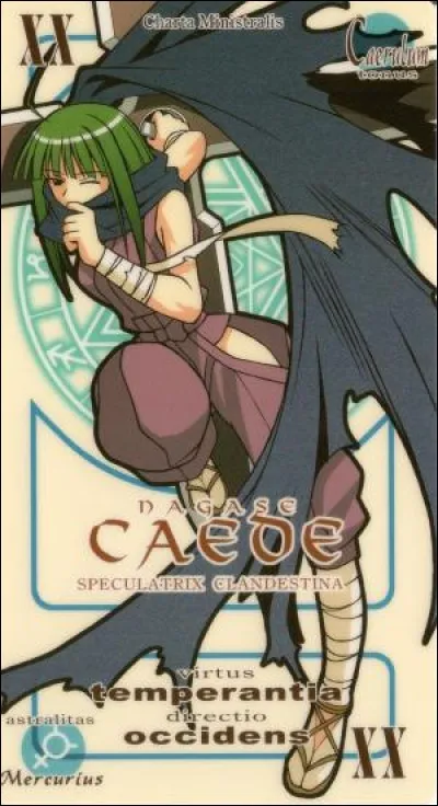 Kaede dispose de deux artefacts : une cape permettant de cacher des choses ou des gens et un énorme shuriken. Dans quel tome fait-elle son pactio avec Negi ?