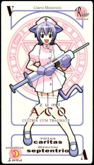 Grâce à son artefact, Ako peut redonner de l'énergie aux gens. Où faut-elle qu'elle pique ses "patients" ?