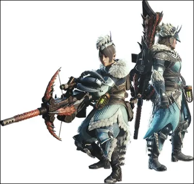 Quel type d'arme dans les images ci-dessous n'est pas inclus dans le jeu "Monster Hunter" ?