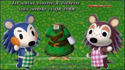 Dans "Animal Crossing" comment s'appellent les deux hérissons qui se chargent du magasin de vêtements ?