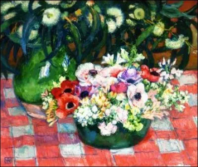 Qui a peint "Anémones et eucalyptus" ?