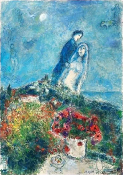 Qui est le peintre des "fiancés aux anémones" ?