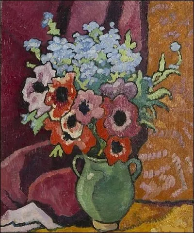 À qui doit-on "Cruche et anémones bleues" ?