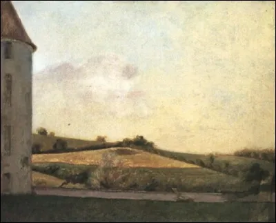 Qui a représenté ce "paysage à la tour" ?
