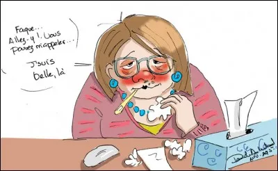 Nous ______ sans arrêt d'être malades pour ne pas aller en cours.