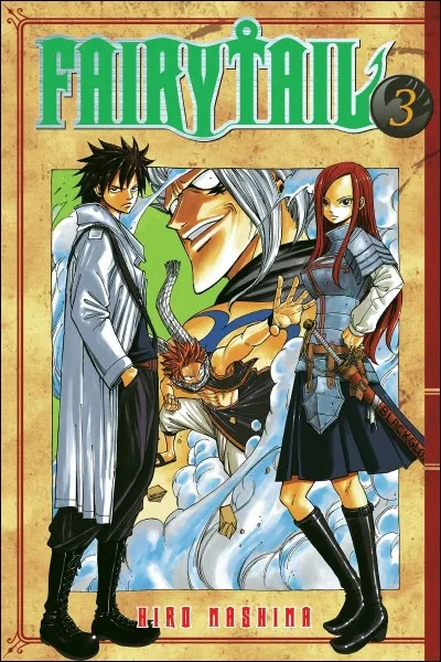 Tome 3 : quelle est la première arme qu'Erza utilise contre Eisen Wald ?
