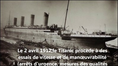 Où a été construit le Titanic ?