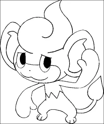 De quelles couleurs le Pokémon Flamajou est-il ?