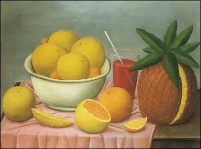Qui a peint "Oranges et ananas" ?