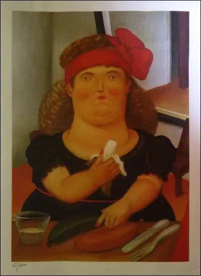 Qui a repr&eacute;sent&eacute; cette femme mangeant une banane ?