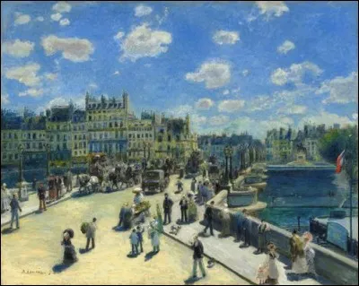 Revenons à Paris pour terminer : qui a peint, en 1872, "Le Pont Neuf" ?