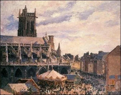 Qui peint, en 1901, "La foire à Dieppe" ?